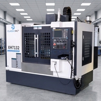 Centre d'usinage vertical CNC XH7132, broche BT40, déplacement de 600 mm, fraiseuse de précision pour le métal