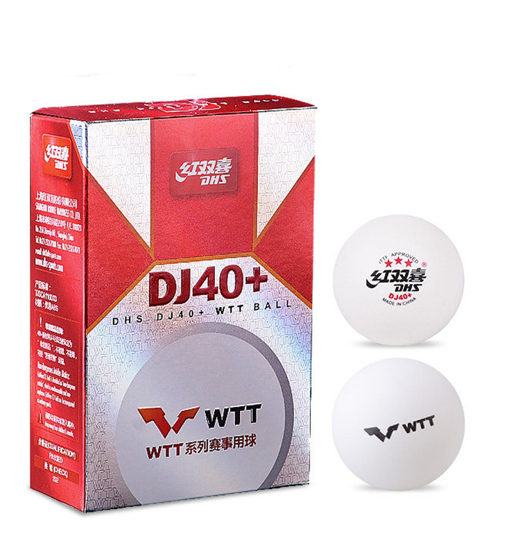 Горячая распродажа DHS WTT ITTF профессиональные V40 + 3-звездочные мячи для настольного тенниса высокого качества шары для пинг-понга