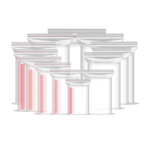 Custom Size Transparent PE Clothes Storage Packaging Flat Ziplock <b>Pouch</b> Plastic Food Thickened <b>Zip</b> Plastic Sealing Zipper Bag - Product Image 6