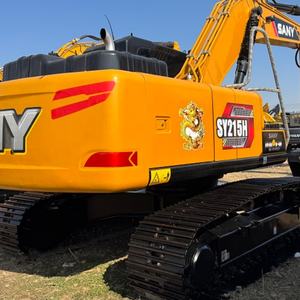 Excavadora de Orugas SANY SY 215H Fabricada en China, Excavadora Sany Sy215H de 22 Toneladas con Motor Mitsubishi Japonés en Bajas Horas de Trabajo - Product Image 3