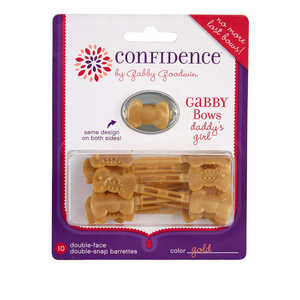 Barrettes et nœuds Gold Daddy's Girl GaBBY (10) - Product Image 2