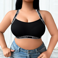 Ensemble soutien-gorge et culotte d'entraînement sans couture en coton pour femme grande taille, sans armatures, rembourré, push-up, pour l'été - Vente en gros