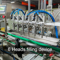 Ligne de production cosmétique automatique pour le remplissage, le bouchage et l'étiquetage de flacons de crème cosmétique, machine de remplissage et d'emballage de vaseline