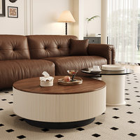 Meja Kopi Kayu Mewah Modern untuk Perabot Rumah, Meja Kopi untuk Ruang Tamu Gaya Modern