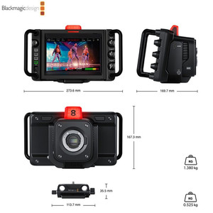 กล้อง Blackmagic Studio Camera 4K Plus หน้าจอ LCD 7 นิ้ว เซ็นเซอร์ 4K อุปกรณ์ถ่ายทอดสด - Product Image 2