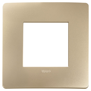 Vimar Plana Up 2M Champagne Plate 9.7x12.5 Cm Wall <b>Switch</b> Cover - Product Image 1