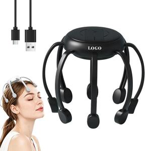 Masajeador de Cabeza Tipo C Octopus 0728, Dispositivo Inalámbrico Portátil para el Cuero Cabelludo, ABS+PP, Recargable, Mini Máquina - Product Image 2