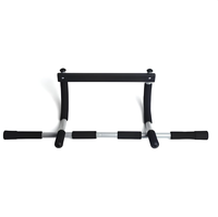 Barre de traction multi-prise pour porte, station de musculation multifonctionnelle avec support pour dips pour la maison
