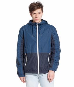 Veste coupe-vent personnalisée de haute qualité pour hommes Design unique grande taille Fourrure de mouton d'automne Fermeture à glissière imperméable respirante - Product Image 1
