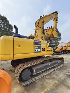 Excavadora de cadenas Komatsu PC220 usada, 22 toneladas, motor, caja de cambios, bomba, cojinetes, pocas horas de trabajo, perfecto estado, probada y certificada - Product Image 4