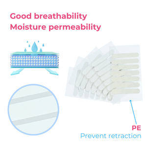 Anthrive Tissu flexible infusé au collagène <span class=keywords><strong>Bandes</strong></span> prédécoupées Ruban lifting pour un lissage instantané des rides et un anti-âge - Product Image 5