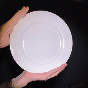 Piatto per Bistecca in Ceramica Moderno Classico da 8 Pollici, Stoviglie Occidentali Semplici, Piatto per Microonde per Uso Domestico e Matrimoni in <span class=keywords><strong>Porcellana</strong></span> - Product Image 5