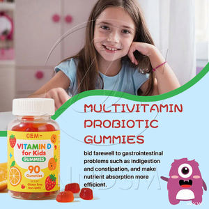 GMP Certified Private Label Vitamin D3 Gummies for Kids No Artificial Flavors Immune Booster - Product Image 3