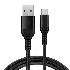 OEM Original de alta carga rápida Cable de nylon trenzado USB A a micro Tipo tipo C cable para iPhone cargador fecha cable