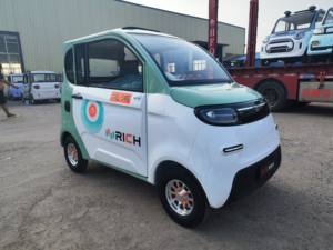 Mini voiture électrique personnes âgées conception Simple boîte de vitesses automatique 50kW puissance totale du moteur gauche direction arrière caméra sièges en cuir Lithium - Product Image 3