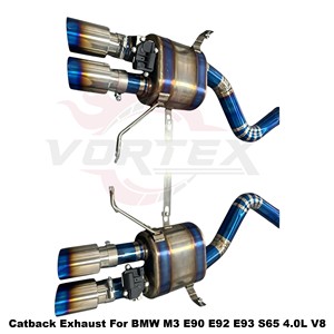 Vortex Titanium Alloy Equal Length Valved Exhaust System for BMW M3 G80 M4 G82 G83 S58 Lightweight <b>Kit</b> - Product Image 3