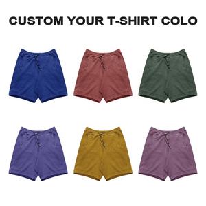 Sıcak satış yaz serigrafi özel logo ağır spor Jogger erkekler için rahat tarzı siyah şort - Product Image 5