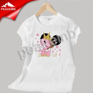 T-shirts d'anniversaire pour filles à la mélanine, T-shirt rose princesse, transfert pour peau brune, T-shirt à presser à chaud pour filles, Black Girl Magic <span class=keywords><strong>Sista</strong></span> Transfer - Product Image 3