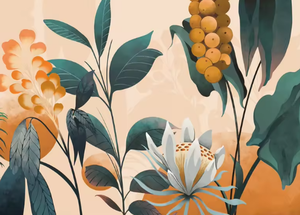 <span class=keywords><strong>Papel</strong></span> Tapiz <span class=keywords><strong>Mural</strong></span> Decorativo para Pared de Casa con Diseño de Paisaje Natural, Plantas, Flores y Hojas Verdes, Diseño 3D, Decoración de Interiores - Product Image 5