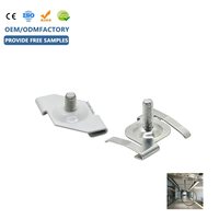 Pince de fixation pour câble en acier inoxydable, clip de plafond, kit de suspension pour panneau acoustique, ajusteur de câble pour éclairage LED, vente en gros OEM usine
