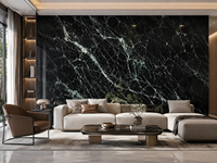 Dalle de marbre vert Verias pour carrelage mural poli, crédence de salle de bain, niche de douche, plateau de console, rebord de fenêtre et découpe sur mesure