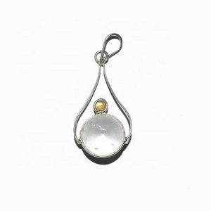 Pendentifs en boule de Quartz pour hommes, lot de 30 pièces, en pierre de guérison - Product Image 1
