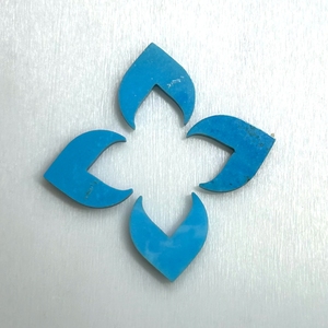 <span class=keywords><strong>Robert</strong></span> Tamaño grande 25mm 40mm Natural Verde Malaquita Concha blanca Trébol de cuatro hojas Piedra preciosa - Product Image 4