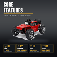 BG1513-A 1:12 Desert Off Road Eagle High Speed RC Buggy 2.4GHz Kontrol Proporsional Penuh 4WD Suspensi Independen Motor 390 3