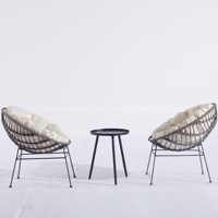 Ensembles de jardin empilables Mobilier d'extérieur Chaise de canne chinoise Ensemble de meubles de jardin Chaises de bar italiennes pour la cuisine