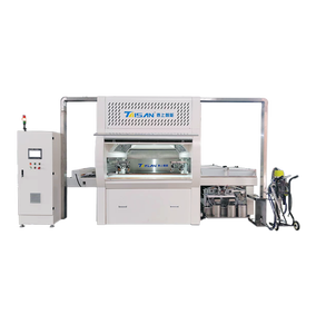 लकड़ी के दरवाजे के फर्नीचर के लिए स्वचालित रूप से ev/pu/ऐक्रेलिक/पानी आधारित पेंट स्प्रे मशीन कोटिंग लाइन - Product Image 1