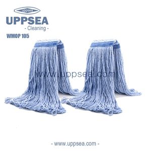 Ricarica della testa del mocio in cotone resistente con sostituzione della testa del mocio bagnato con cordino ad anello - Product Image 2