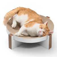 Lit grattoir pour chat en carton modulaire et détachable, canapé rond pour chat, meubles pour animaux de compagnie à assembler soi-même