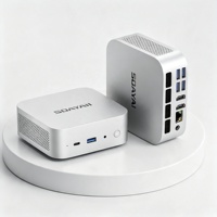 Mini PC MQ con AMD Ryzen 7 7735H, 24GB LPDDR5, 1TB PCIe NVMe SSD, Salida de Pantalla Triple 4K, WiFi6, BT5.2, Computadora de Escritorio Compacta, Win11 Pro, Linux