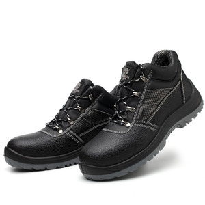 <b>Men's</b> Safety Shoes Steel Toe Anti Static Lightweight Slip Resistant <b>Work</b> <b>Boots</b> Low Top Leather S3 Protection - Product Image 2