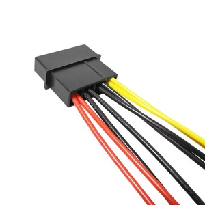 IDE Molex 4-weg ventilatorsplitterkabel, 4-pins naar 3-pins/4-pins dubbele spanning 12V/5V snelheidsregelaar voor pc-koelsysteem - Product Image 5