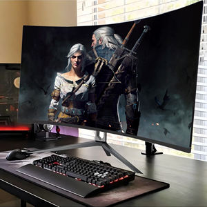 Monitor Gaming PC Rebekah Factory yang Dapat Dikustomisasi 24/27/34 Inci Layar Datar/Lengkung Monitor Gamer 1/2/3K Tanpa Bingkai - Product Image 2