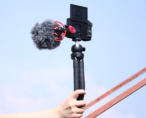 HOSHI <span class=keywords><strong>UURig</strong></span> ขาไมโครโฟน R016ลิตร,มาพร้อมกับขาตั้งแบบ Cold Shoe Mount ไมโครโฟนภายนอกสำหรับอุปกรณ์เสริมกล้อง Canon G7X Mark III - Product Image 5