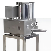 Machine de formage automatique de galettes de hamburger, d'entrecôtes de bœuf et de nuggets de poulet, équipement de moulage de 2100 pièces/heure pour ligne de transformation alimentaire