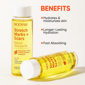 น้ำมันลดรอยแตกลาย น้ำมันบำรุงผิวจากธรรมชาติ สำหรับหญิงตั้งครรภ์ 150 มล. MOOYAM บอดี้ สเตรทช์ มาร์ค ออยล์ - Product Image 3