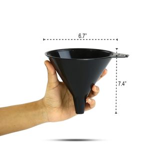 Grande funil plástico multiúso para a manipulação e a transmissão líquidas do óleo do carro-para várias aplicações da gestão fluida - Product Image 3
