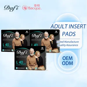 ODM Factory Custom Adult Incontinence Comfort Disposable Unisex Nursing Diapers Insert Pads