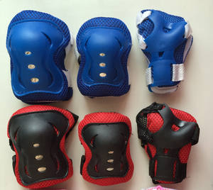Perlengkapan pelindung bantalan siku dan lutut untuk anak, Set sepatu roda, sepatu roda sepeda BMX, papan seluncur, skuter, sepatu roda - Product Image 1