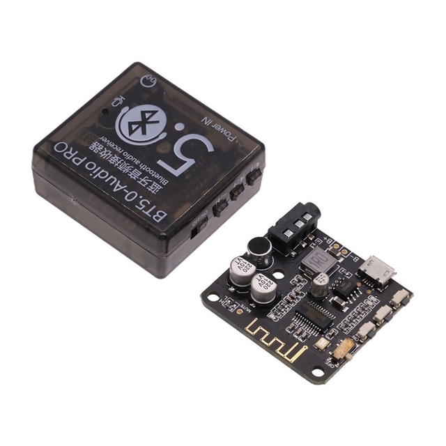 Mini BT 5.0 Decoder Board Audio Receiver BT5.0 PRO MP3 Lossless Player Wireless Stereo Music Amplifier Module With Case