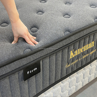Meubles de maison Matelas orthopédiques britanniques personnalisés pas cher matelas compressé queen ferme lit king size enroulable dans une boîte