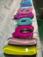 Enseigne au néon LED personnalisée en acrylique pour les entreprises Festival Bâtiments Magasins Écoles Mariages Télécommande pour décoration