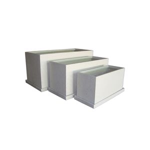 Pots de jardin d'intérieur et d'extérieur de meilleure qualité Nouveau modèle 3 & 5 pièces en fibre de verre fait à la main au Vietnam - Product Image 1