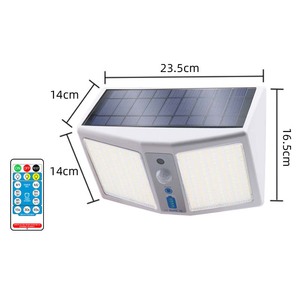 Ip65 360 <b>LED</b> Solar <b>Light</b> Waterproof Outdoor Solar Lamp with Motion <b>Sensor</b> <b>Light</b> 6 Modes SunLight <b>LED</b> Spotlight for Garden Decora - Product Image 6
