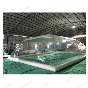 Enceintes d'<span class=keywords><strong>hiver</strong></span> de qualité commerciale dômes à bulles tente de bain gonflable couverture de piscine gonflable de natation - Product Image 4