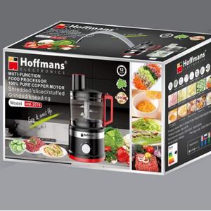 <span class=keywords><strong>Robot</strong></span> culinaire polyvalent Hoffmans 1000W <span class=keywords><strong>pour</strong></span> hacher la viande, pétrir la pâte, trancher les légumes, râper le fromage et les noix - Product Image 6