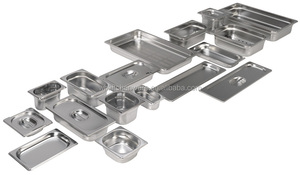 Plateau de Gastronom d'acier inoxydable, casseroles de GN, plateau de service de nourriture avec le certificat de NSF - Product Image 5